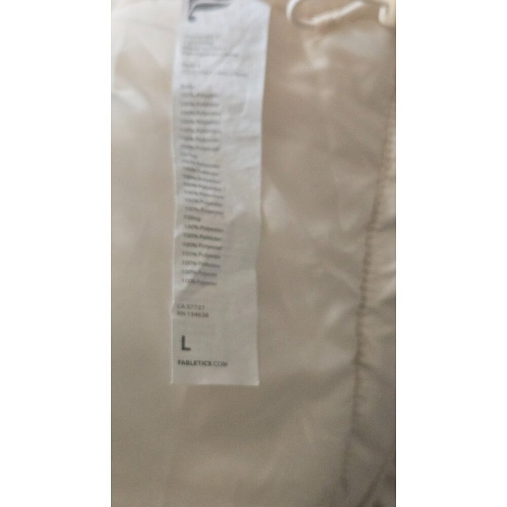 Fabletics All Weather Jacket in Soft Shine bone For Women's L - Picture 8 of 9
